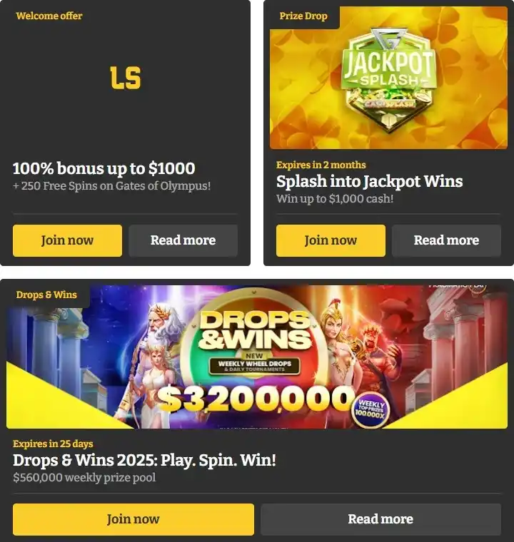 lucky spins promotions