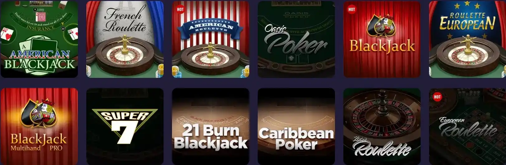 playfina table games