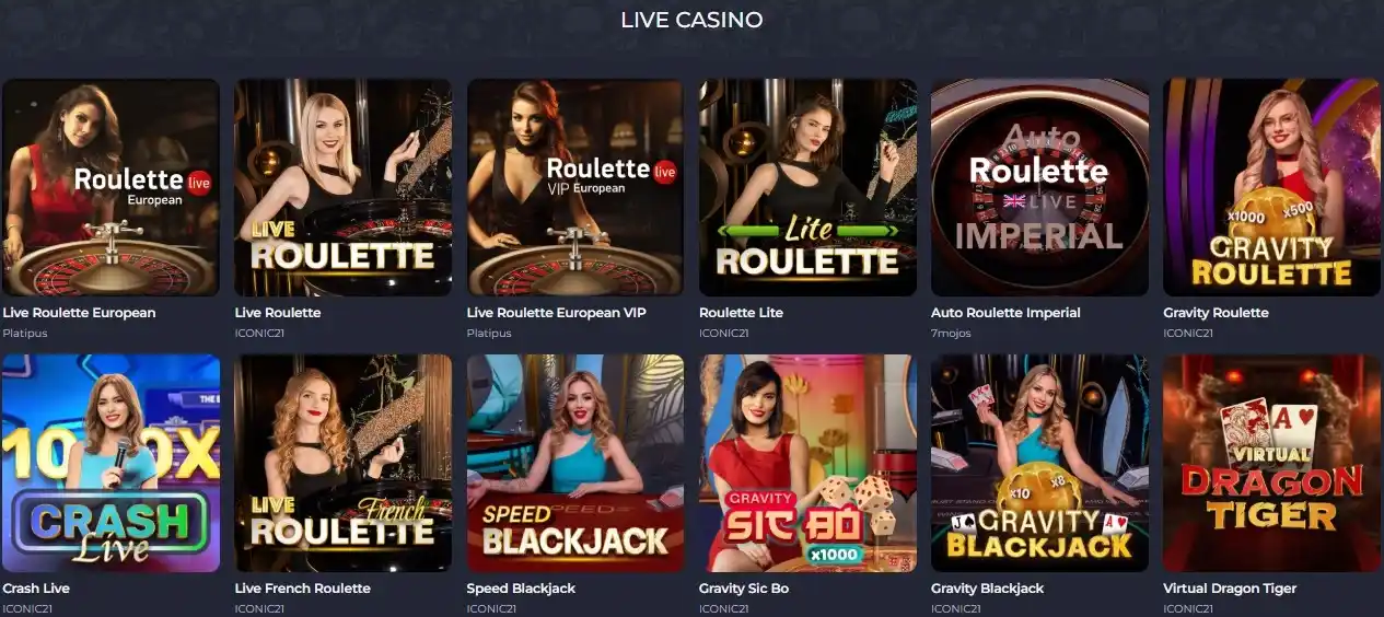 rolling slots live casino
