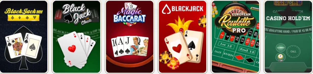 tooniebet casino jeux de table