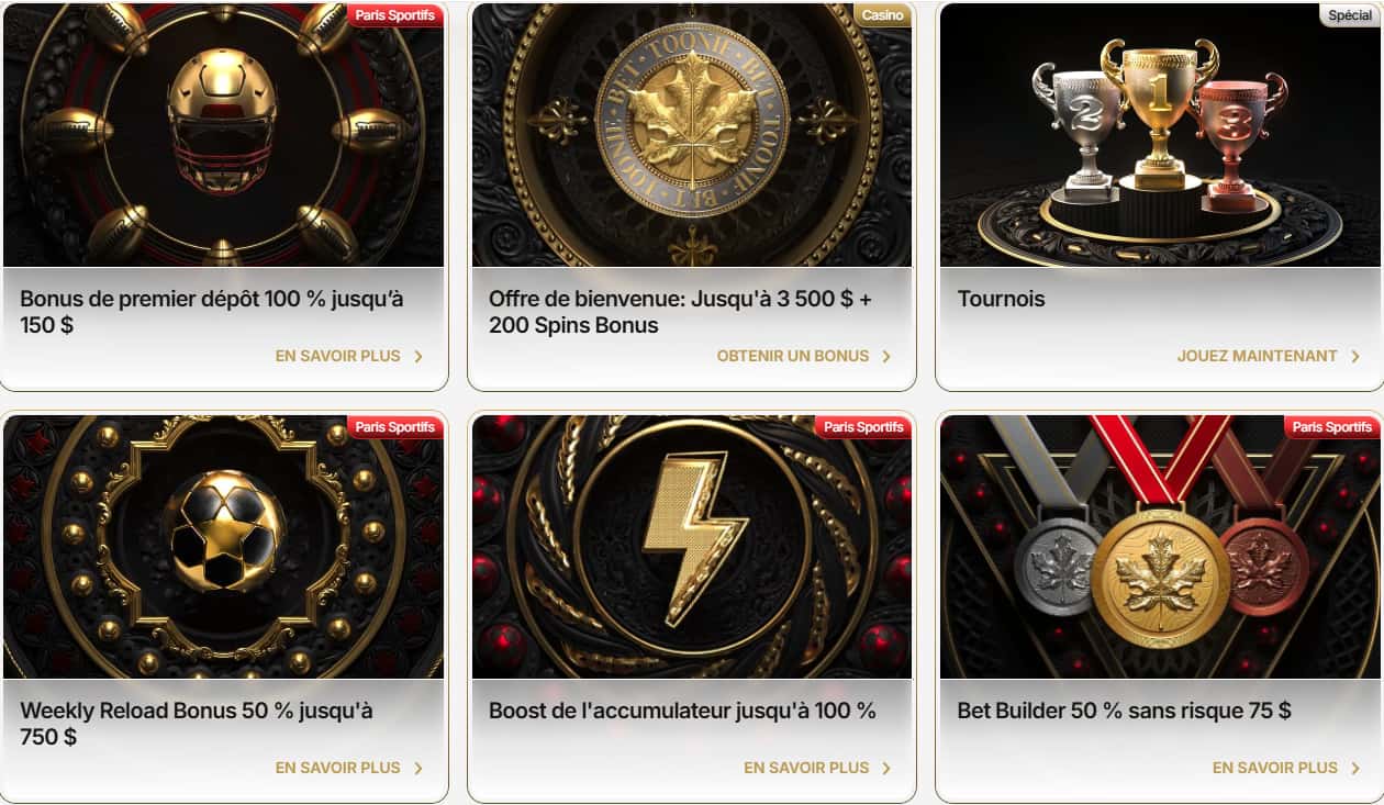 tooniebet casino promotions