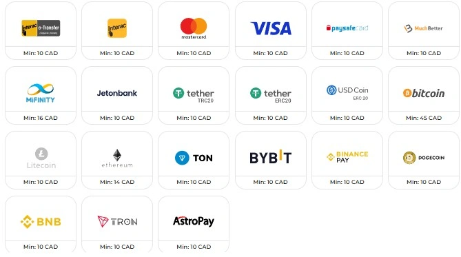 verde deposit methods