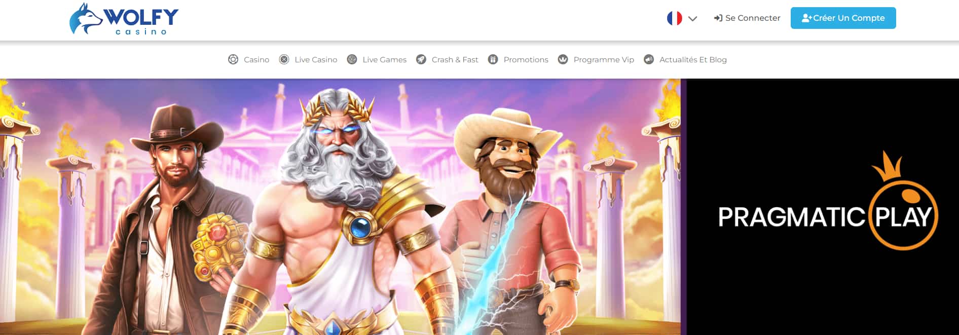 wolfy casino page principale