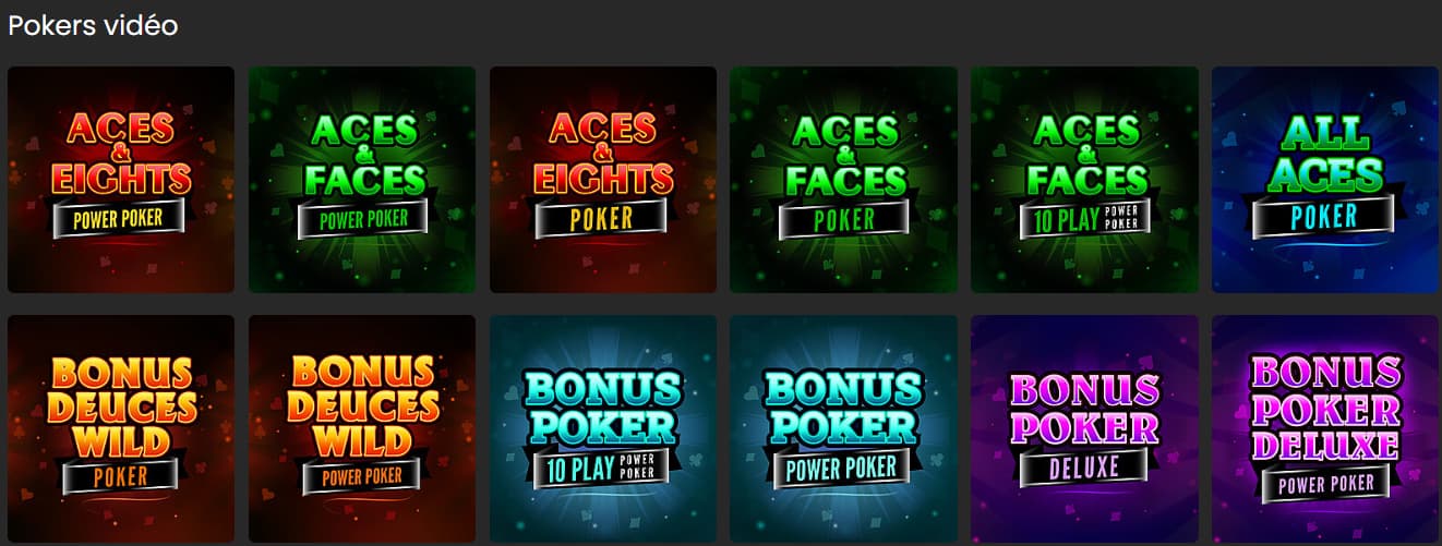 yukon gold casino pokers video