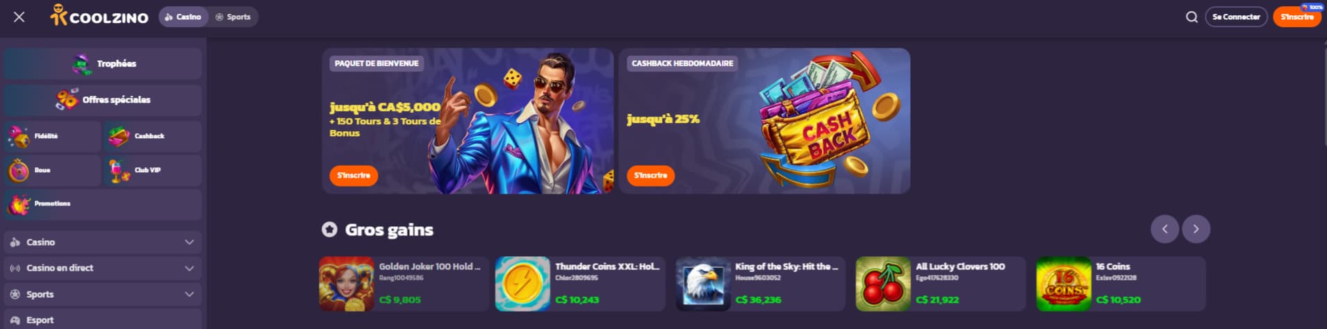 coolzino casino en ligne