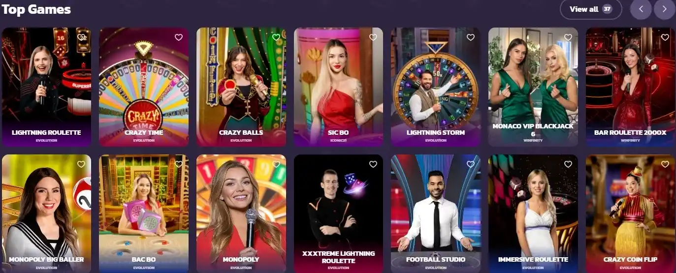 coolzino live casino