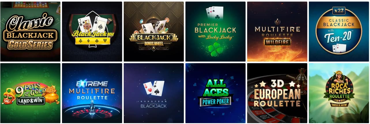 jeux de table skol casino