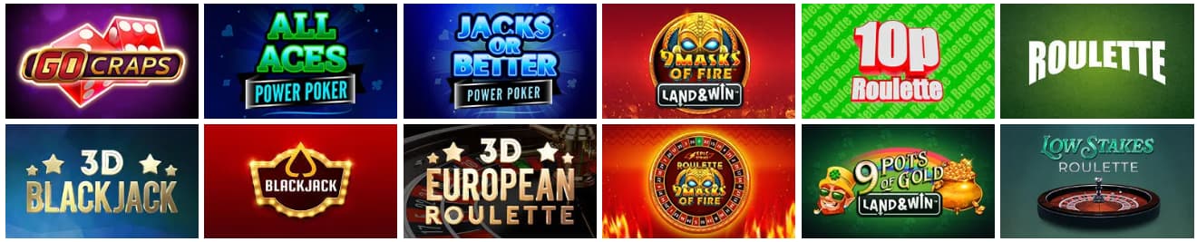 jeux de table slotnite casino