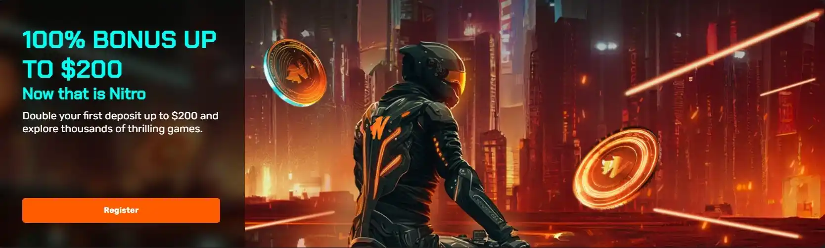 nitro welcome bonus