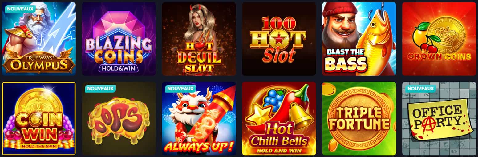 spinfever casino machines a sous