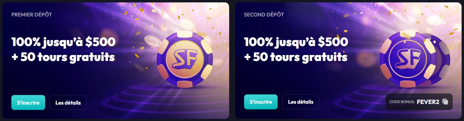 spinfever casino promo