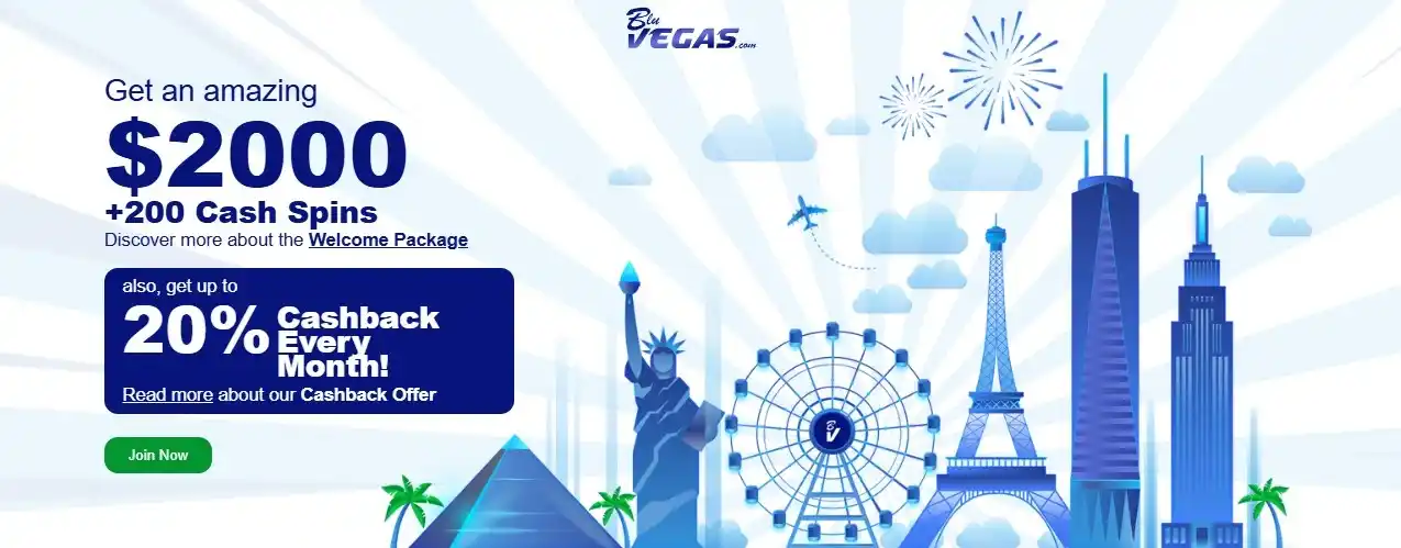 bluvegas welcome bonus