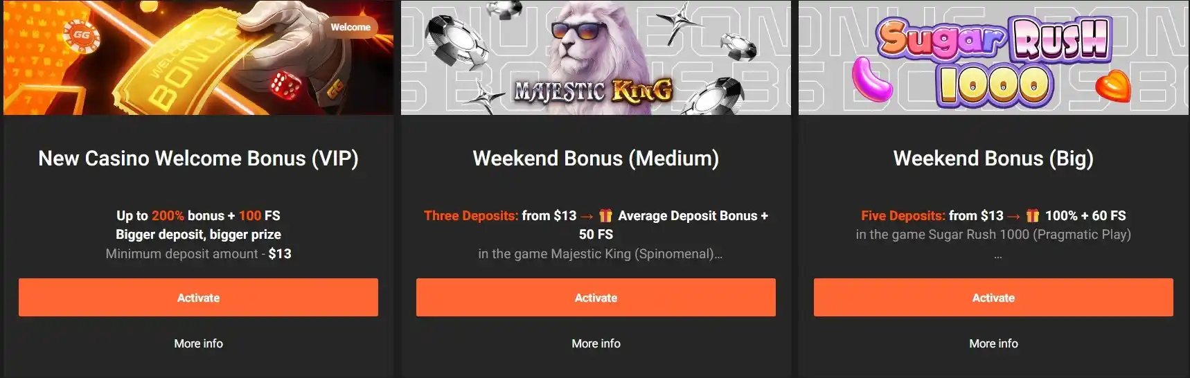 Promocje GG Bet Casino