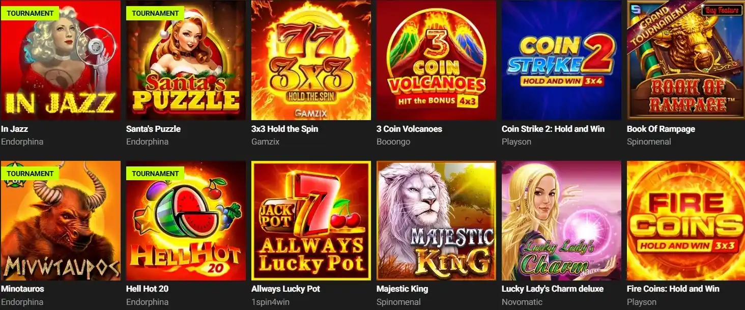 GGBet slots games