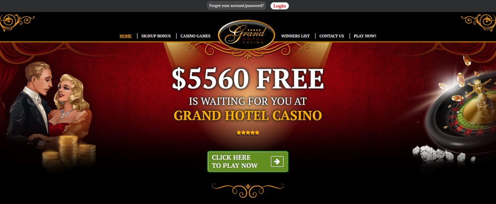 grand hotel casino welcome bonus