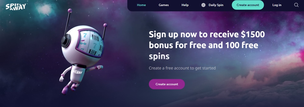 spinaway casino welcome bonus