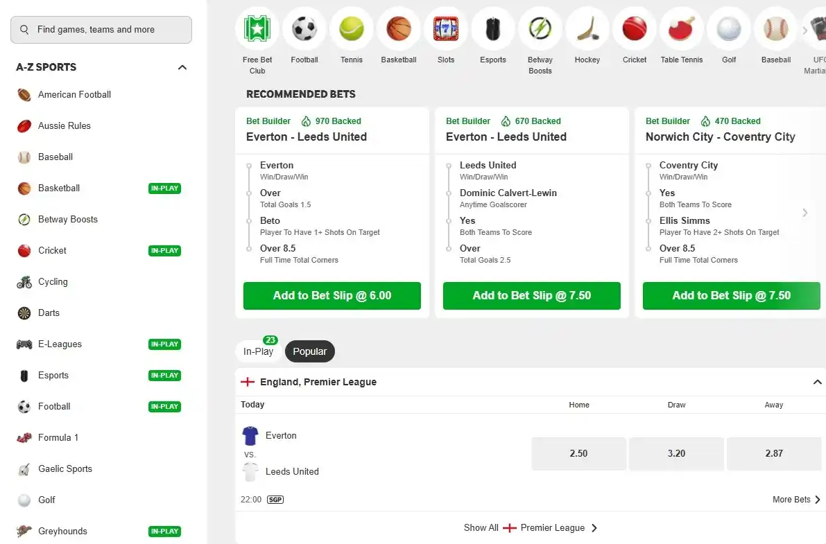 betway sport