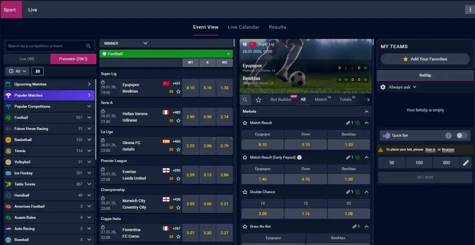 jeffbet sport
