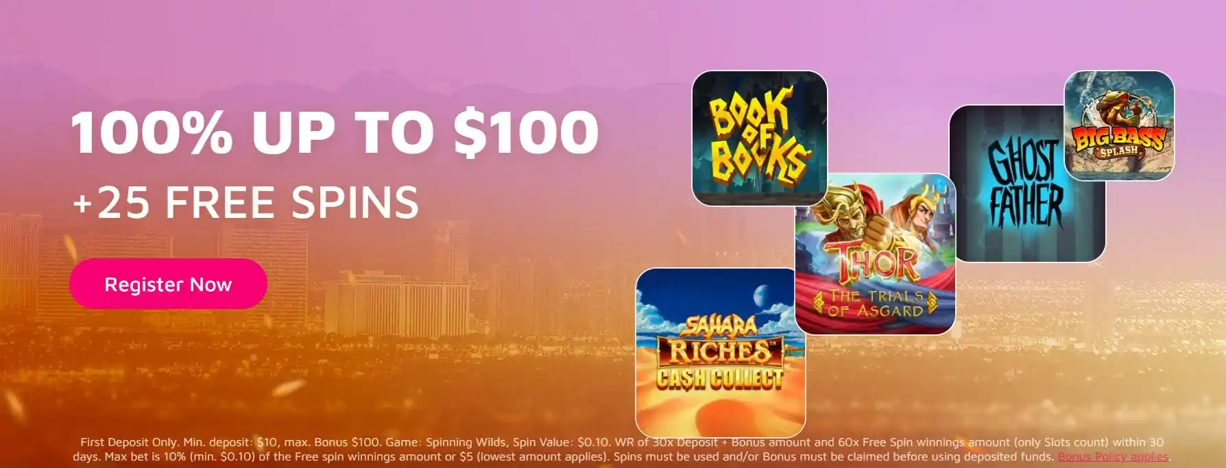 lucky vegas welcome bonus