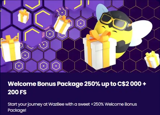 wazbee welcome bonus
