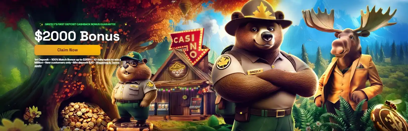 grizzlyquest welcome bonus