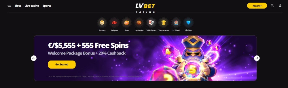 lv bet casino review