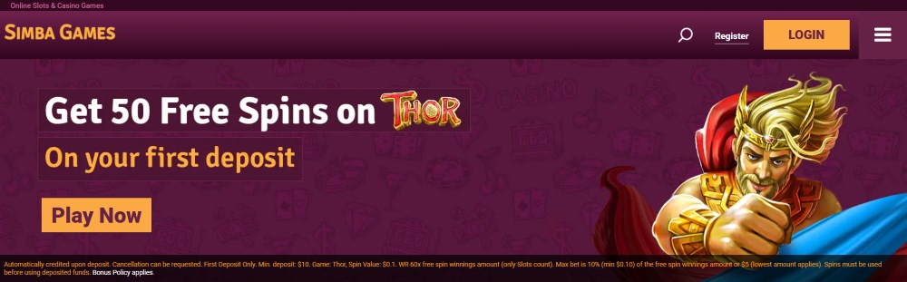 simba games casino review