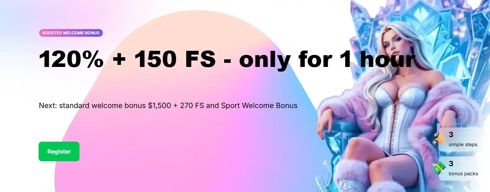 ice welcome bonus