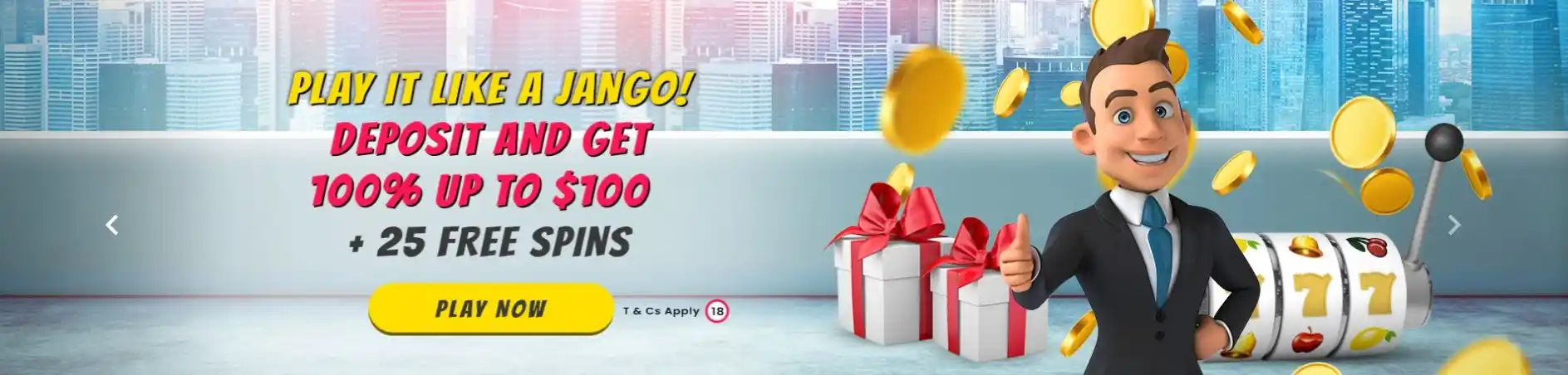playjango welcome bonus