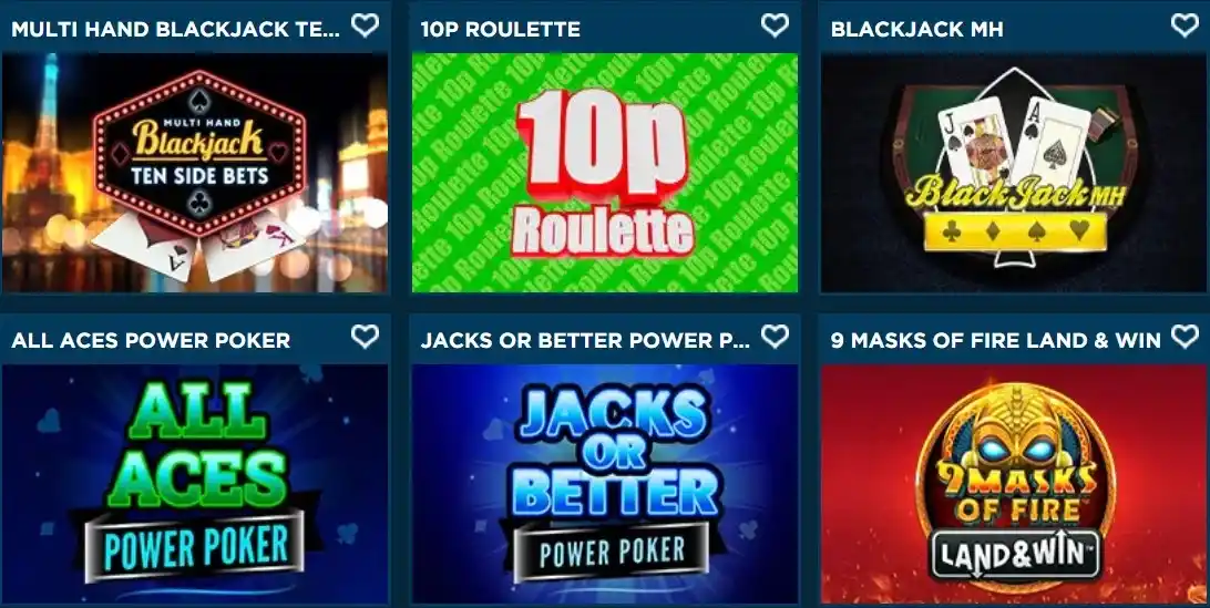 diamond7 table games