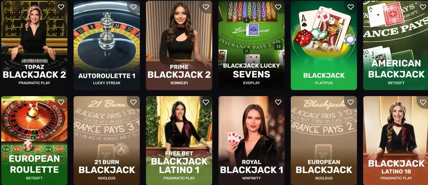 skycrown table games